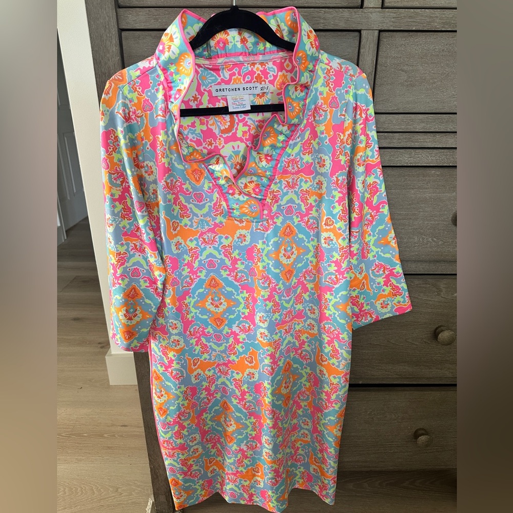 Gretchen Scott Vibrant Floral Blouse